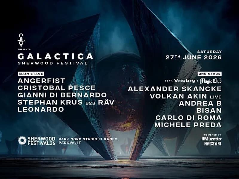 Galactica electronic music night key visual