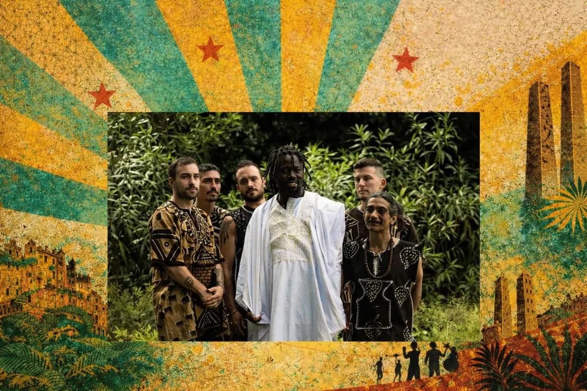 AfroDream live at DiMondi, Piazza Lucio Dalla, Bologna — afrobeat/ethnojazz night (23 June 2026).