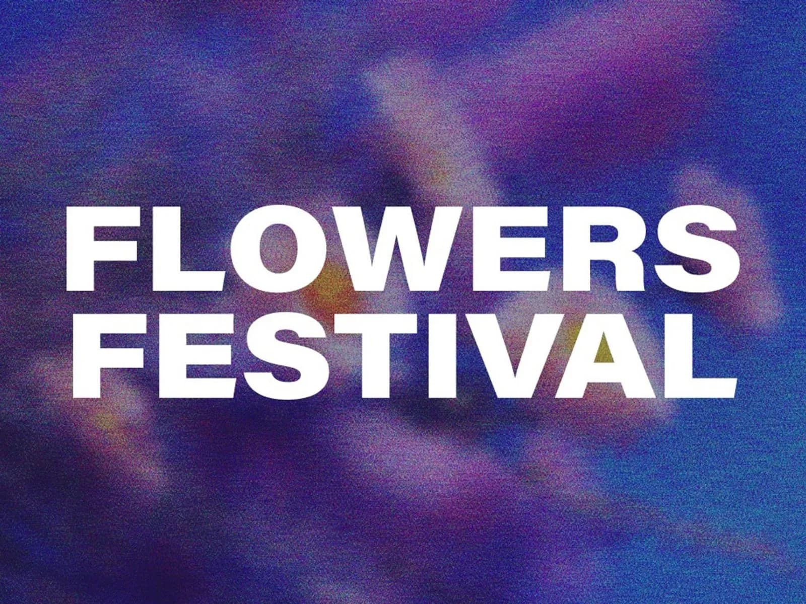 Flowers Festival 2026 key visual, Parco della Certosa, Collegno.