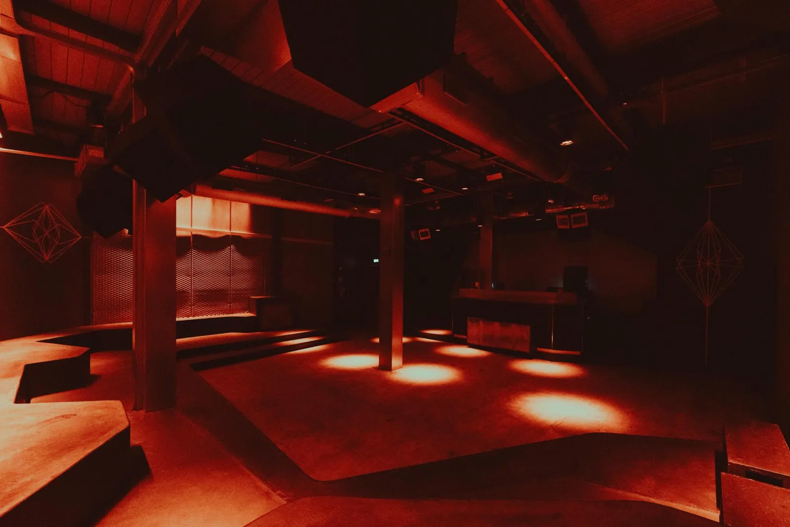 Azimut club interior, the Mutual Rythm night venue.