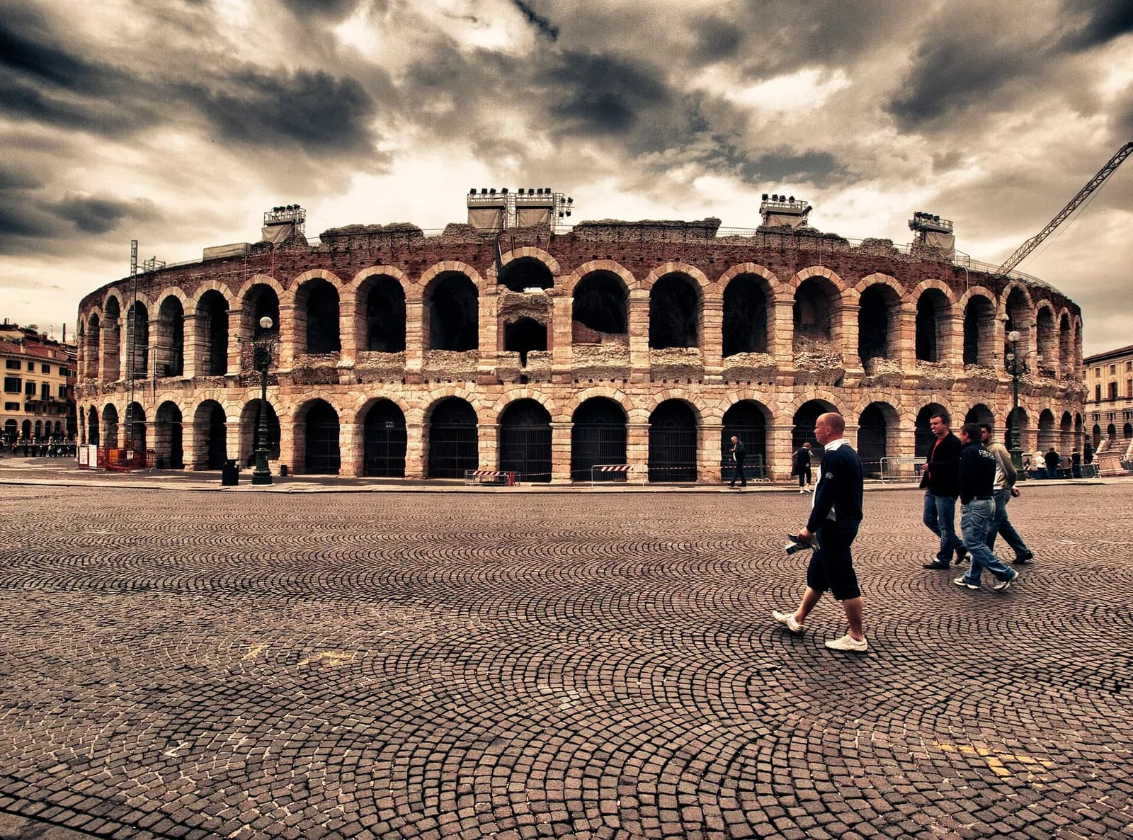 Arena di Verona, the Roman amphitheatre on Piazza Bra